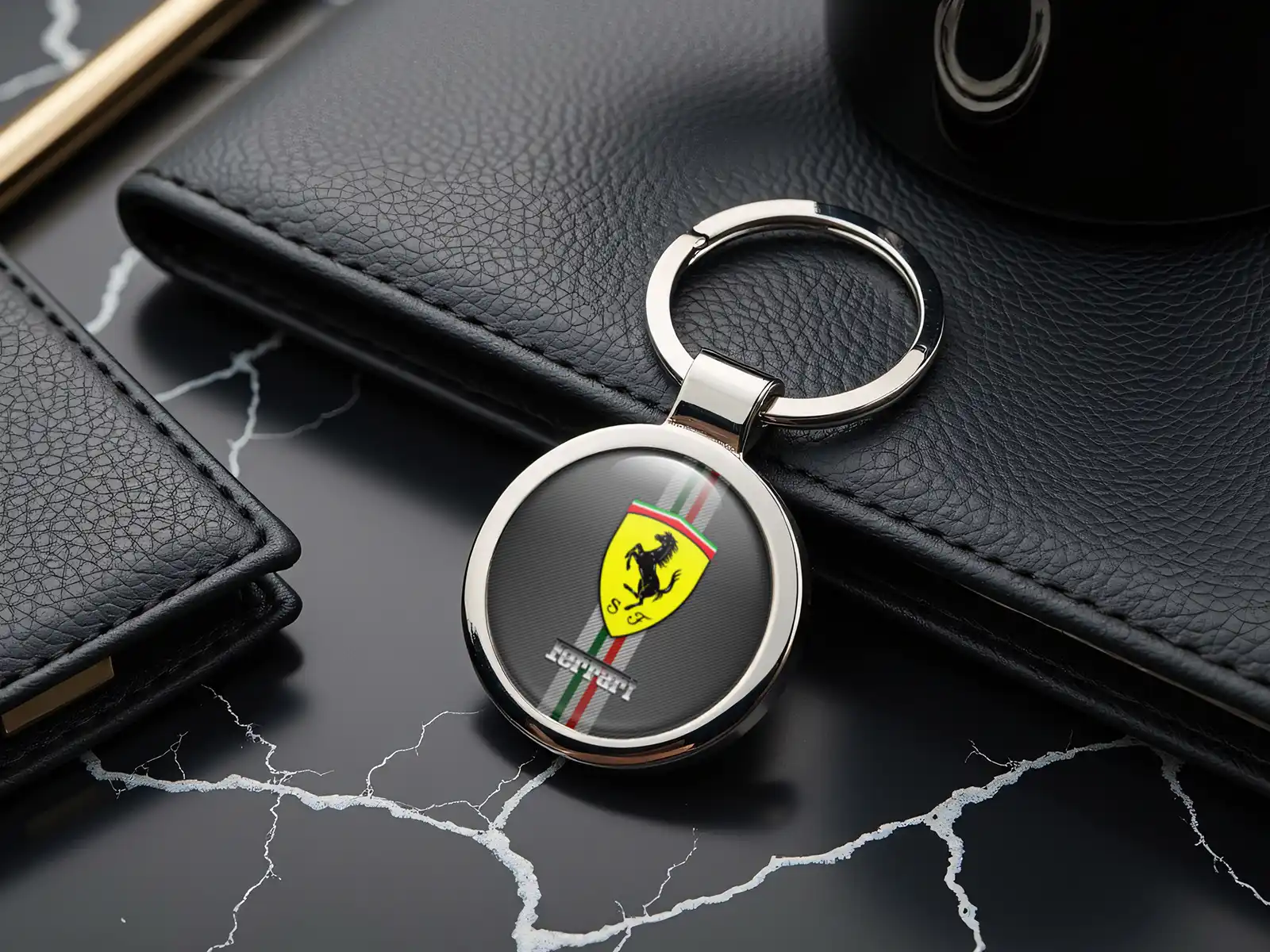 Ferrari Llavero Fob Aleación Universal Robusta
